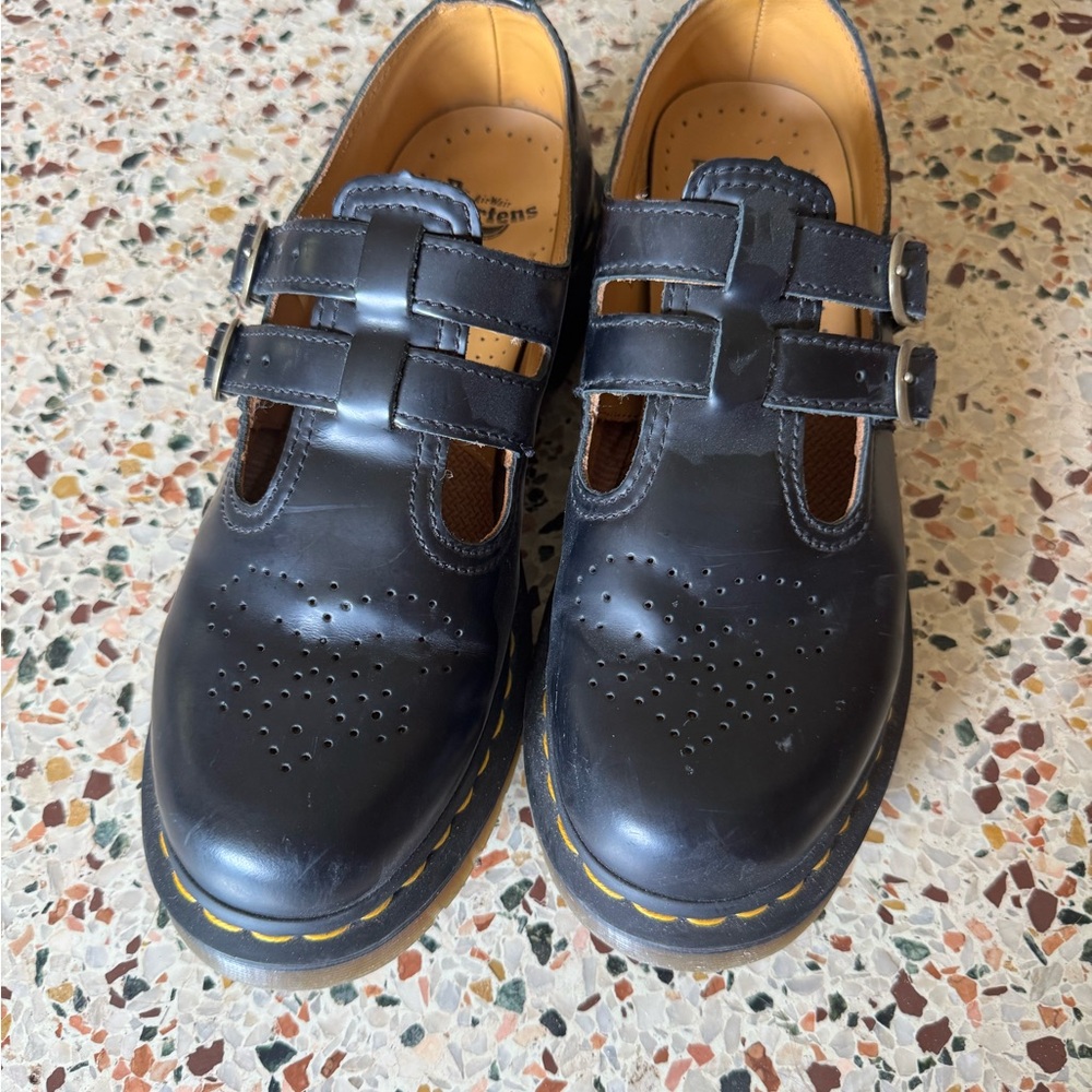 Dr. Martens Black Mary Jane Shoes